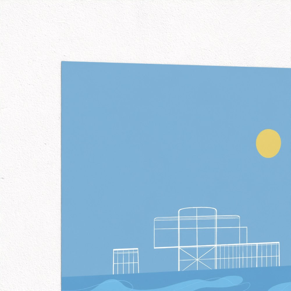 Brighton Old Pier Giclee Art Print