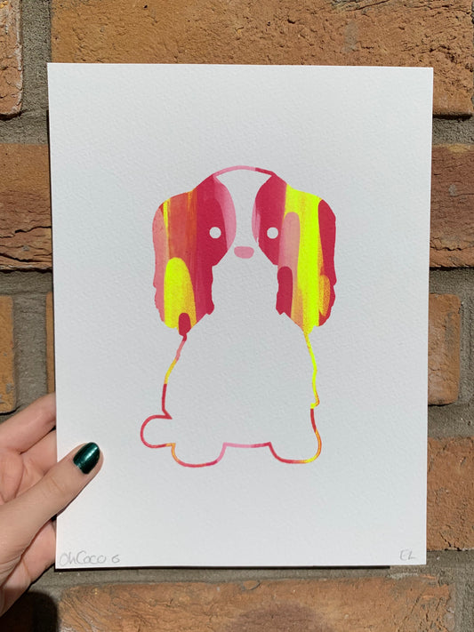 Coco Screen-Print Unique Artwork 15