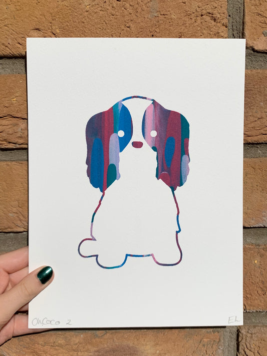 Coco Screen-Print Unique Artwork 11