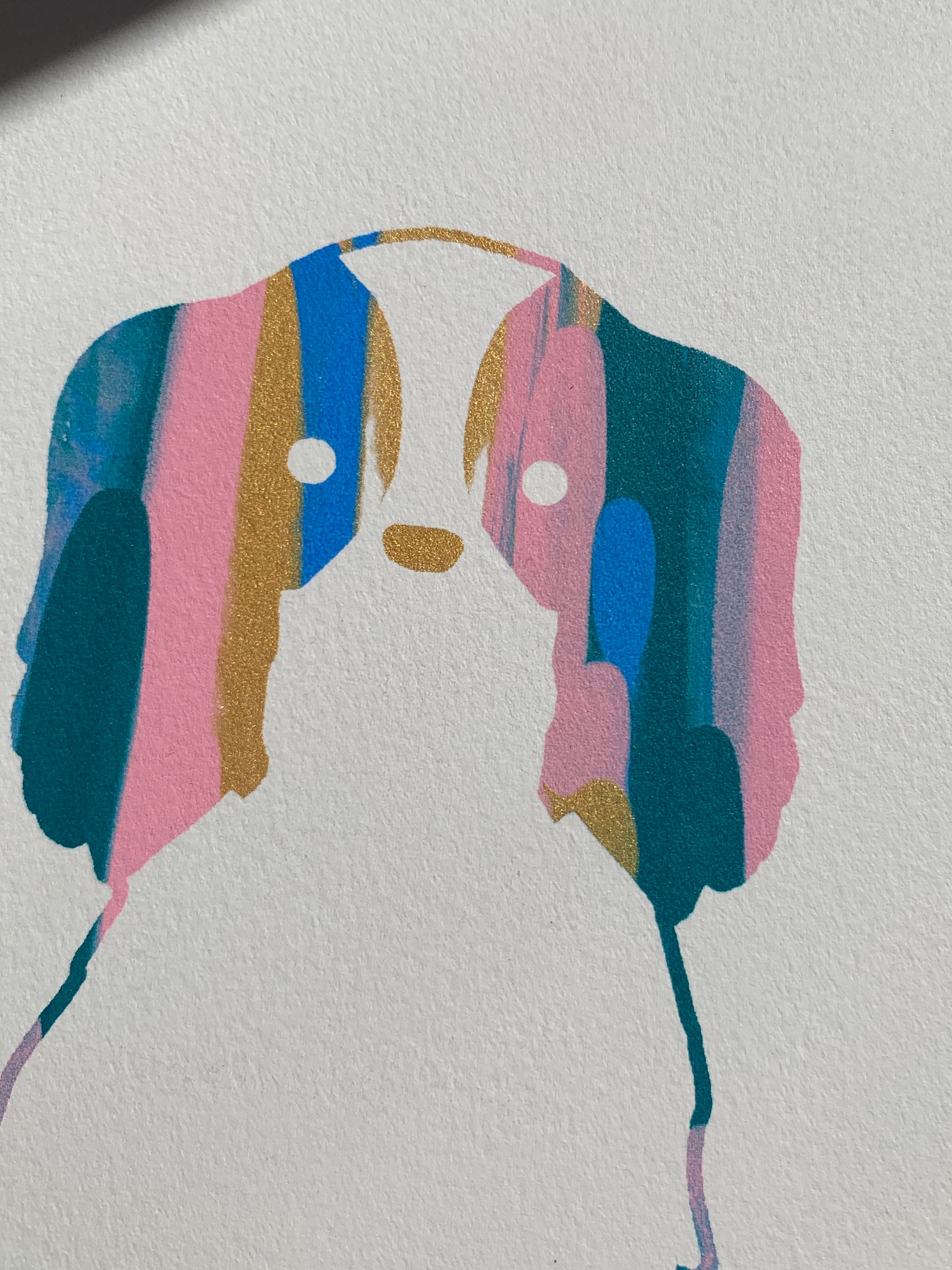 Coco Screen-Print Unique Artwork