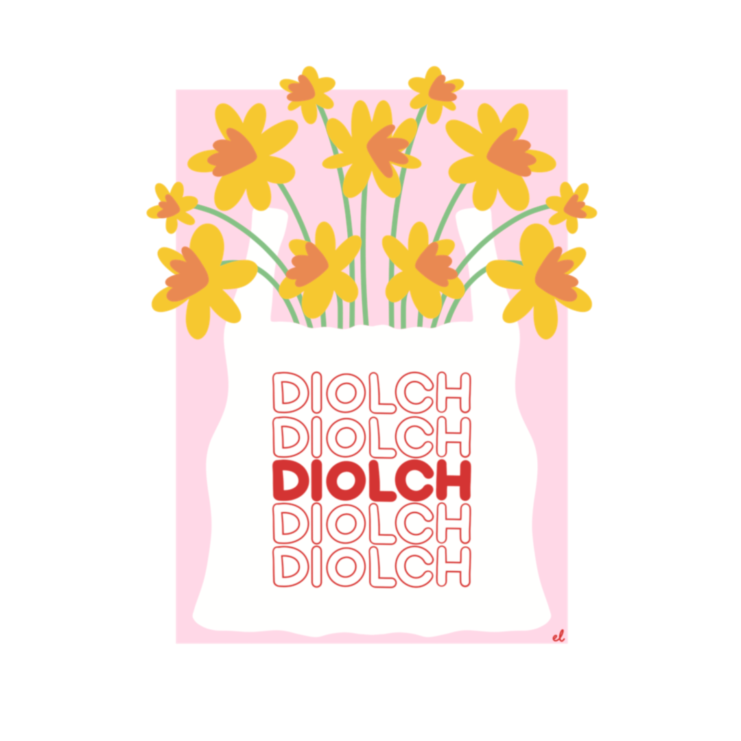 Diolch Daffodils Giclee Art Print