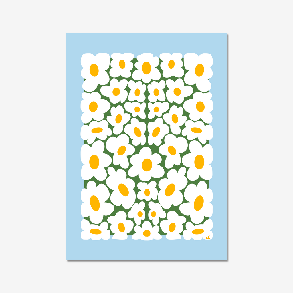 Field of Daisies Giclee Art Print
