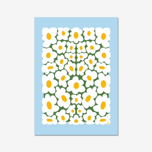 Field of Daisies Giclee Art Print