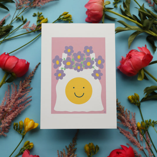 I Bought You These Flowers Giclee Art Print