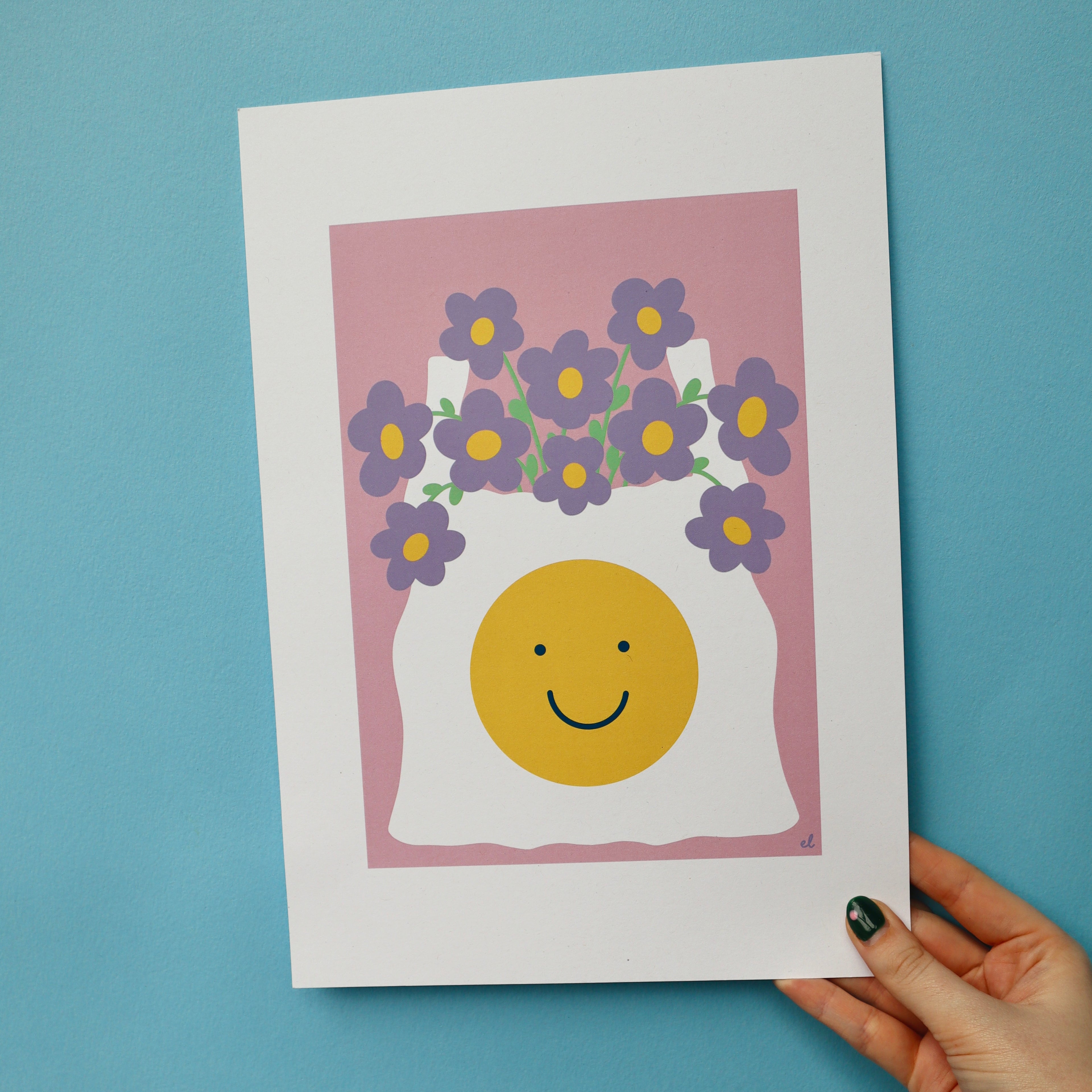 I Bought You These Flowers Giclee Art Print