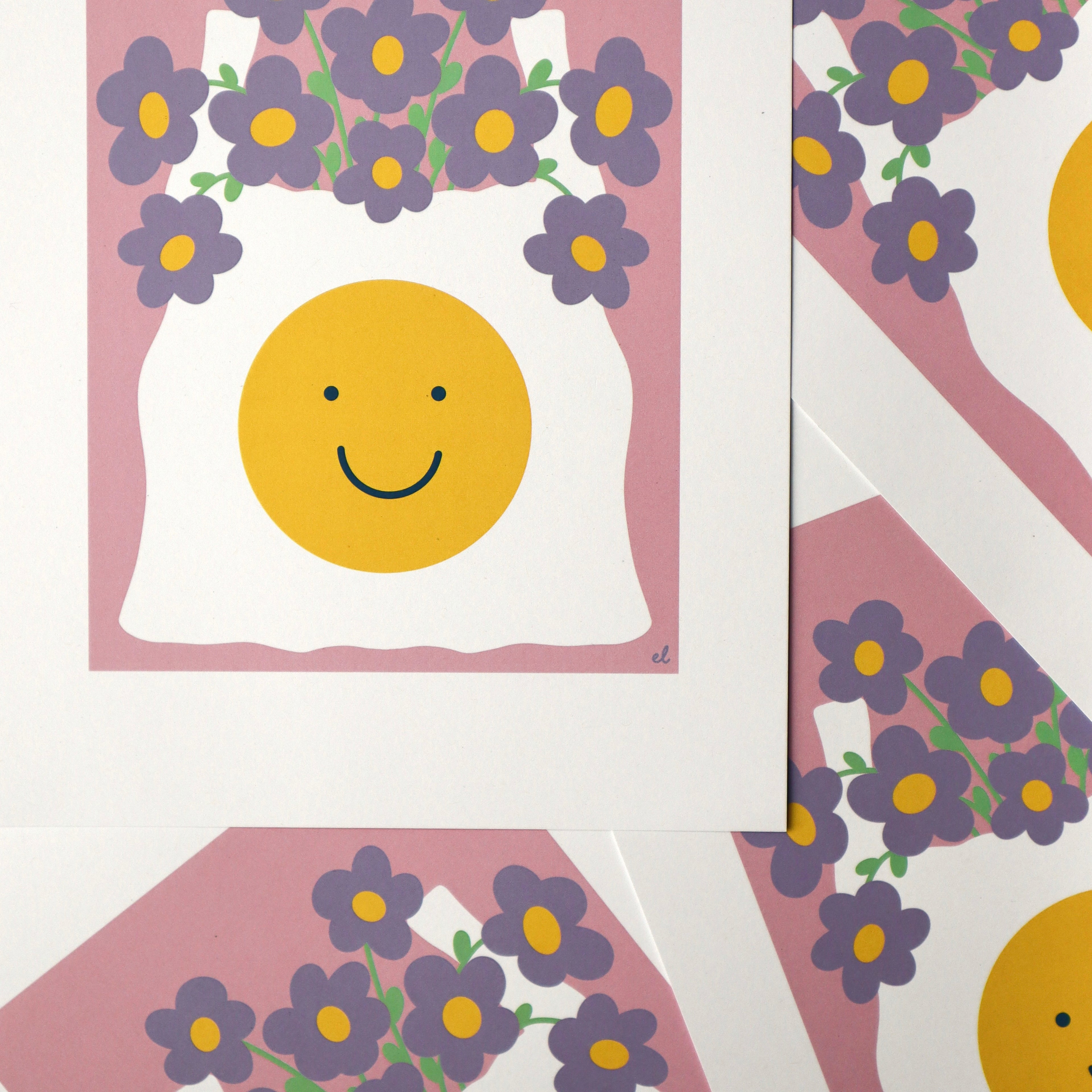 I Bought You These Flowers Giclee Art Print