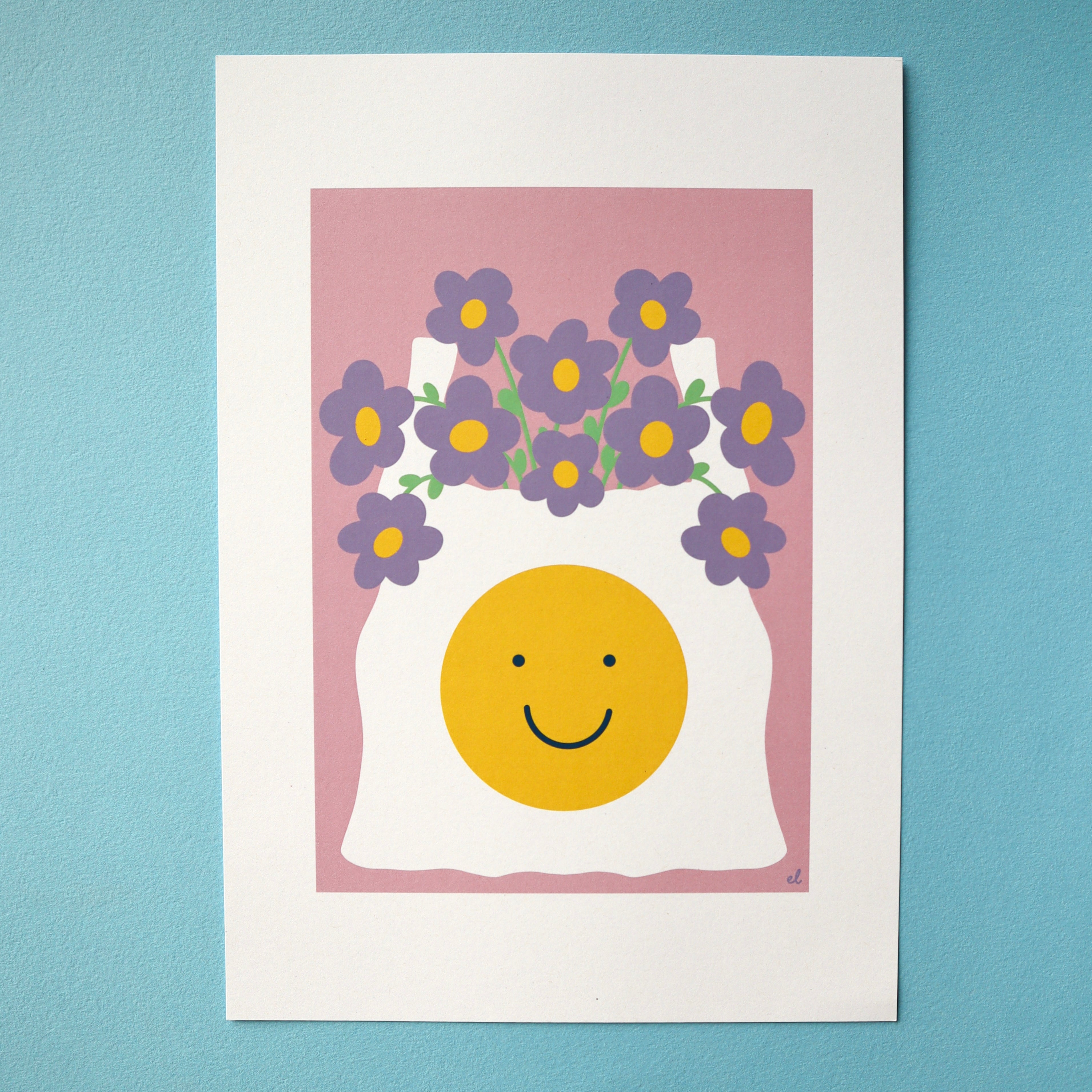 I Bought You These Flowers Giclee Art Print