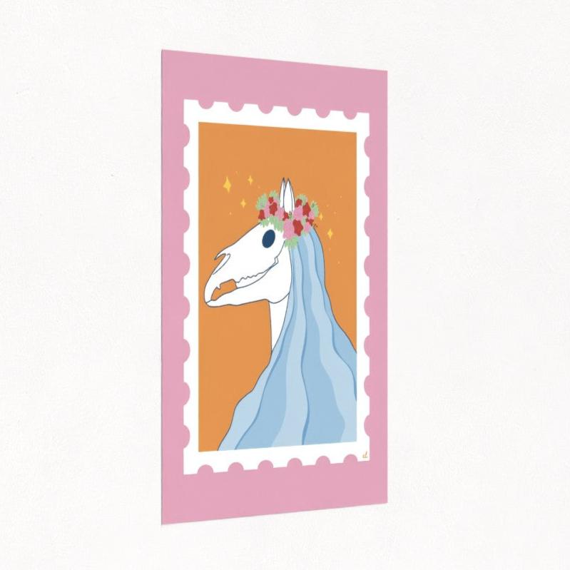 Mari Lwyd Print