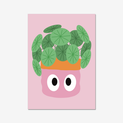 Planty Peepers Giclee Art Print