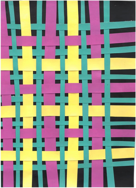 Stripes Textile Design Painting 8