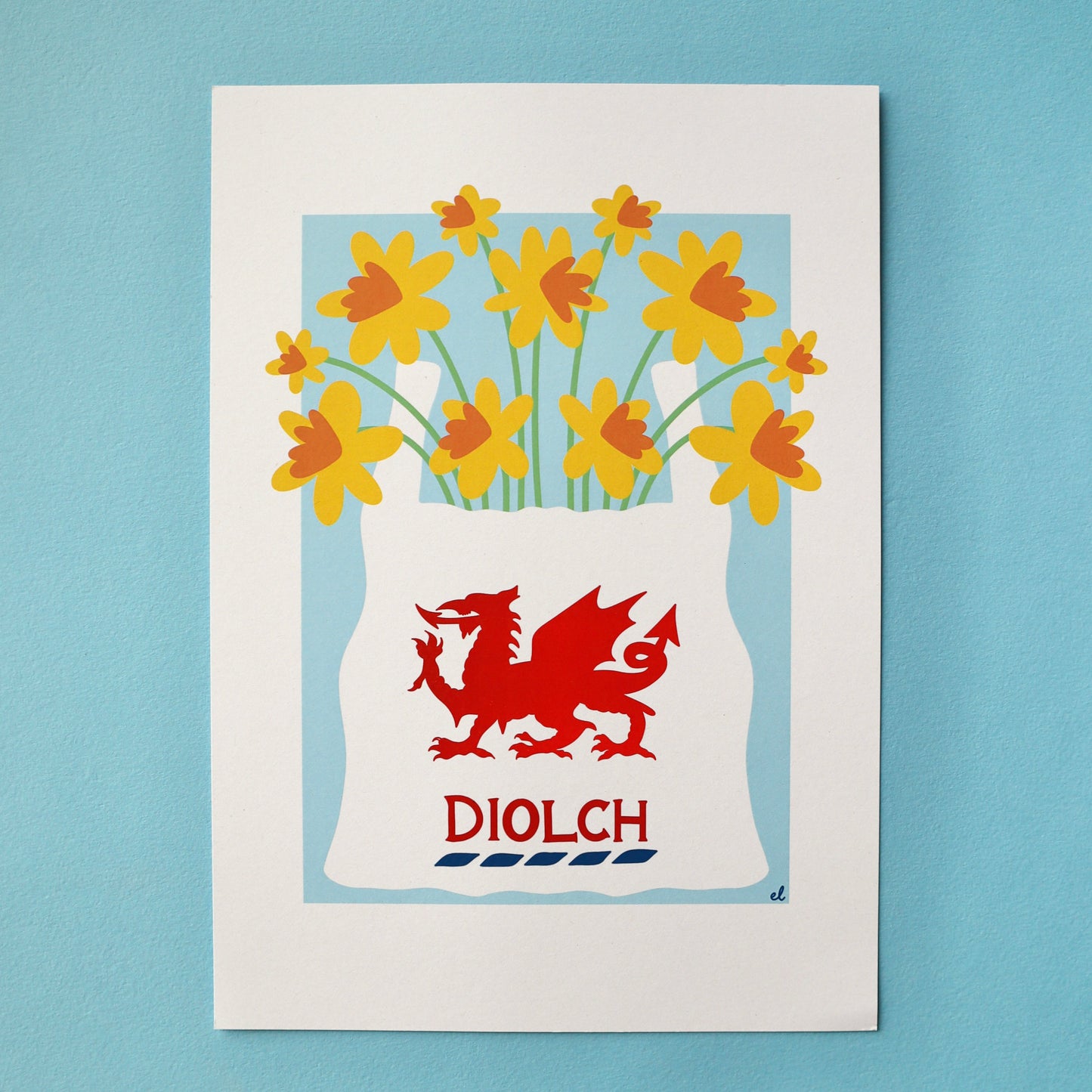 Supermarket Daffodils Print