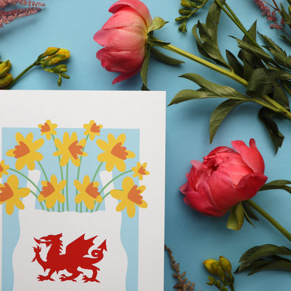 Supermarket Daffodils Print