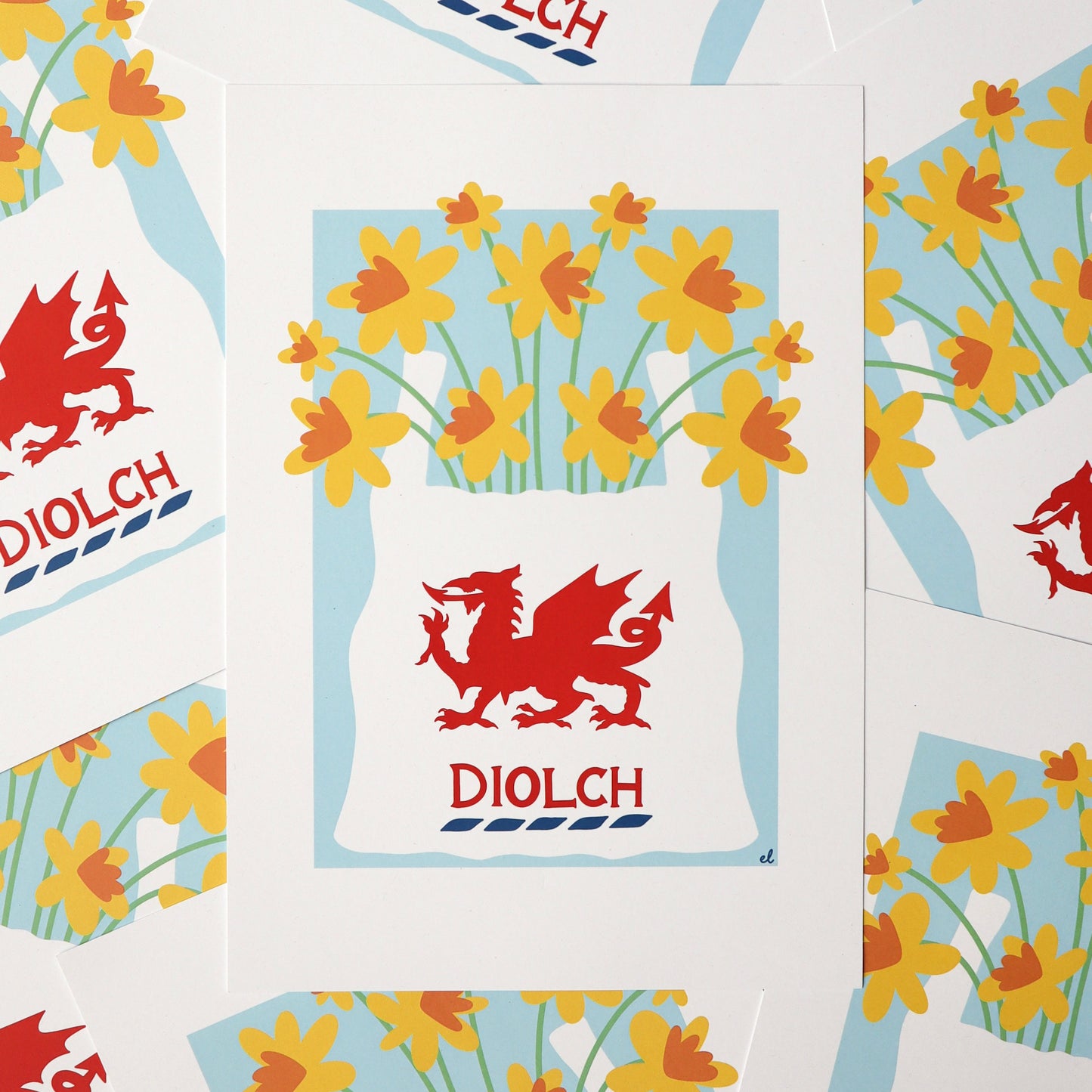 Supermarket Daffodils Print