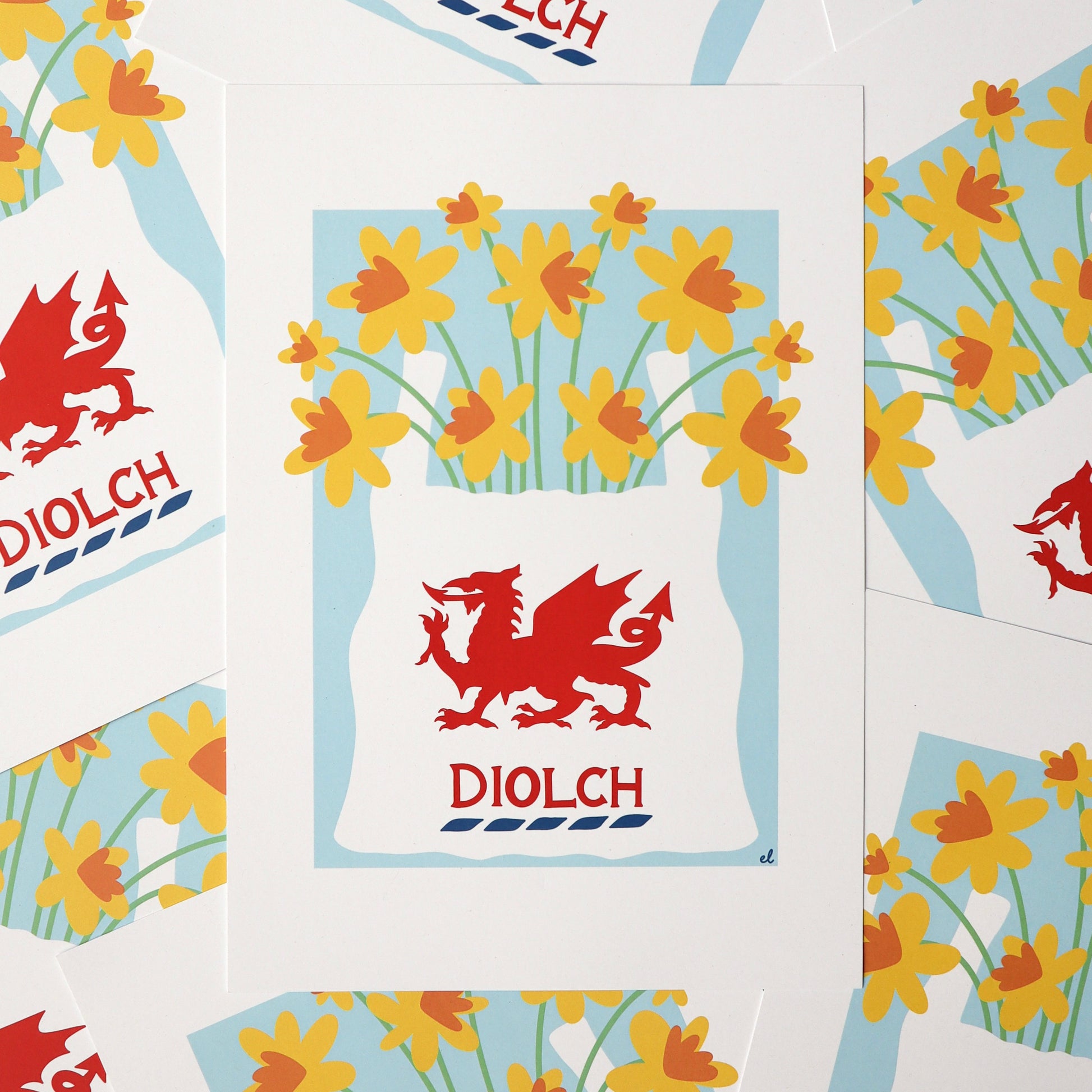 Supermarket Daffodils Print