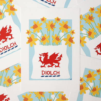 Supermarket Daffodils Print