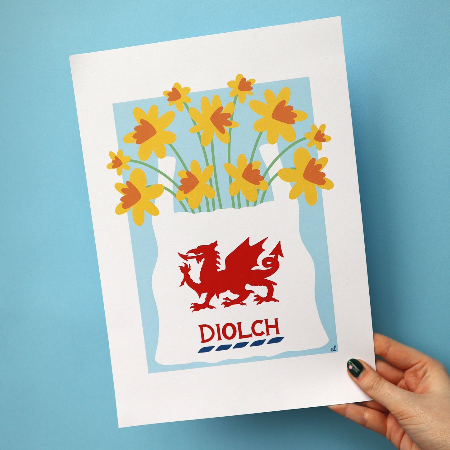 Supermarket Daffodils Print