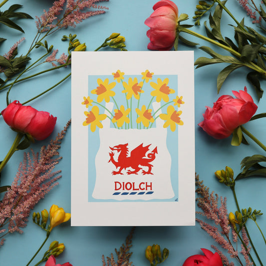 Supermarket Daffodils Print