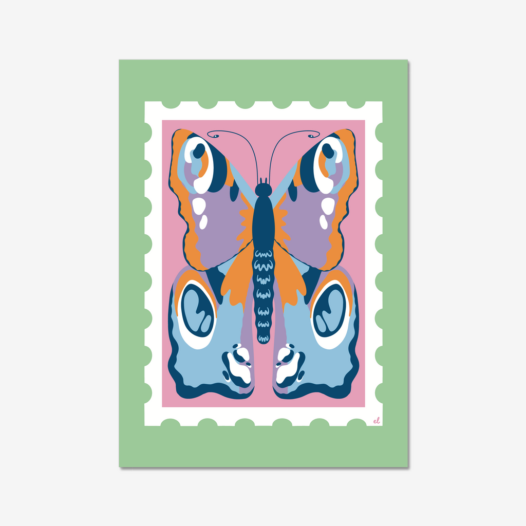 Welsh Butterfly / Pili Pala Giclee Art Print