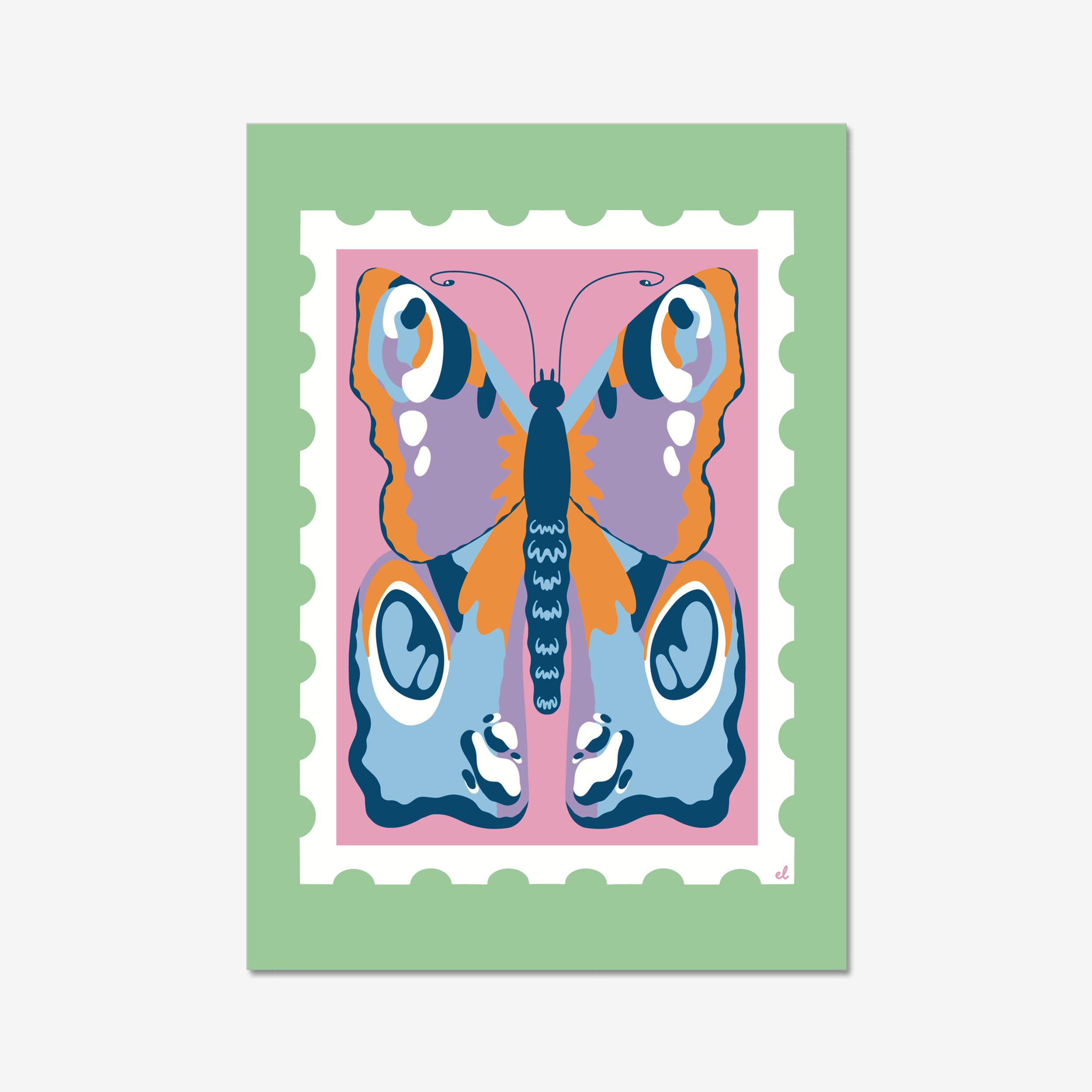Welsh Butterfly / Pili Pala Giclee Art Print