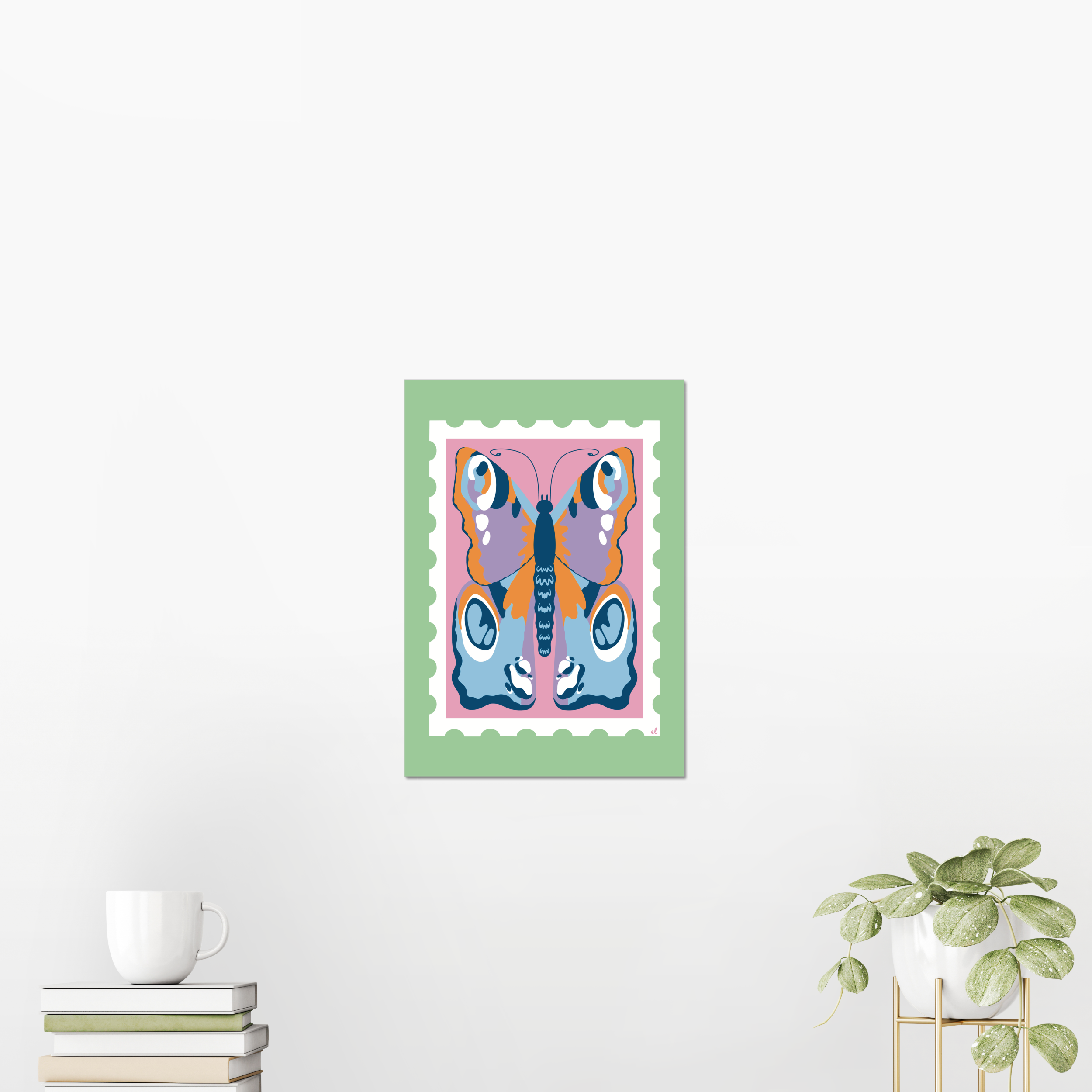 Welsh Butterfly / Pili Pala Giclee Art Print